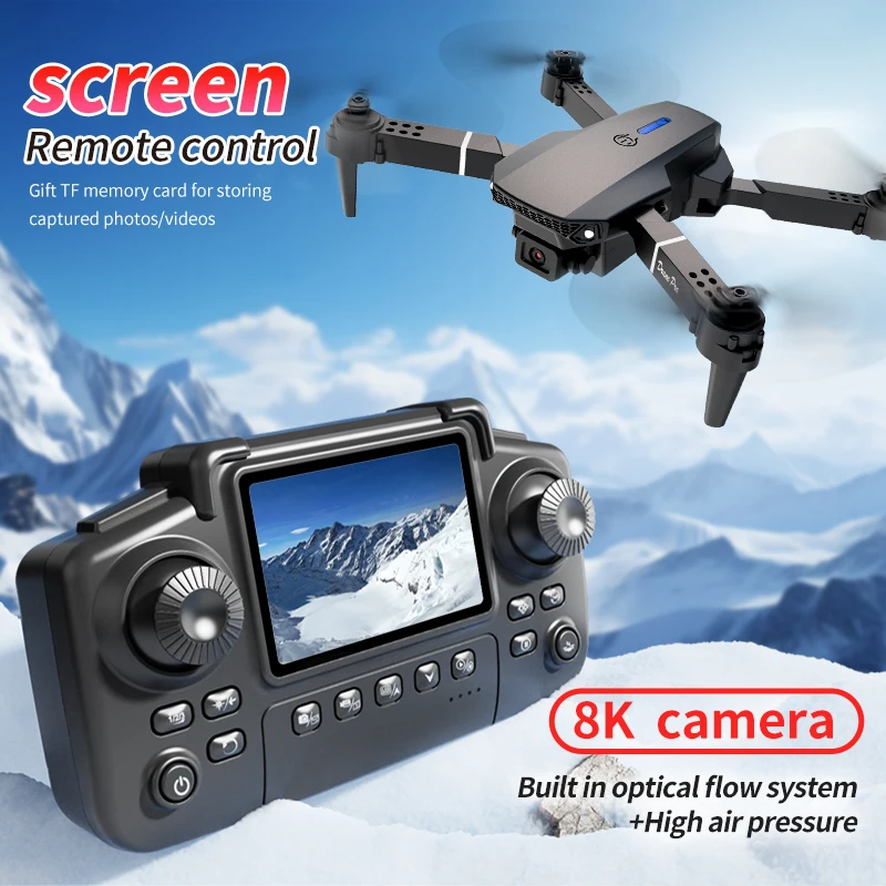 전문가용 E88 PRO 드론, 화면 탑재 8K HD 카 - Drone Kit Professional 리뷰 및 가격